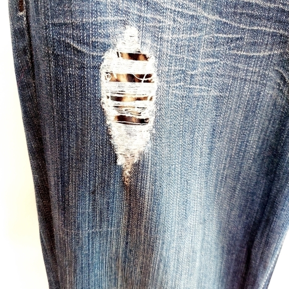 EXPRESS JEANS Stella Boot Cut Size 4 Distressed - Picture 11 of 15